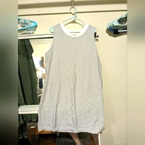 A New Day Striped Sleeveless Dress XXL